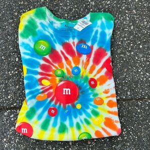 Tie dye M&M tshirt